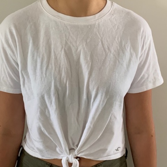 Hollister - Cotton White T-Shirt - Small - Picture 1 of 3